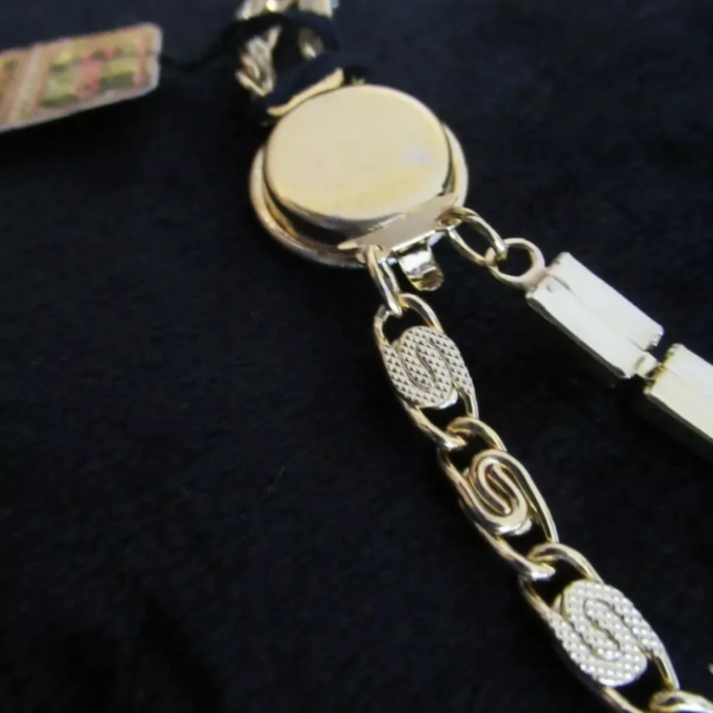 Vintage Coro Goldtone Chain Multi Strand Necklace NWT NOS 28
